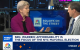 La senadora demócrata Elizabeth Warren junto al presentador de noticias David Faber (Captura)