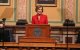 La gobernadora de Iowa Kim Reynolds.