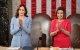 Nancy Pelosi y Kamala Harris en el Congreso de los Estados Unidos