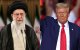 Donald Trump y el líder supremo de Irán Alí Jamenei