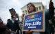 Activistas contra el aborto se concentran ante el Tribunal Supremo de EE.UU.