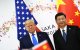 Foto de archivo de 2019 entre los presidentes Donald Trump y Xi Jinping