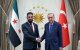 El presidente turco Recep Tayyip Erdogan y el líder sirio Ahmed al-Sharaa en Ankara, Turquía