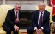 Donald Trump con el primer ministro británico, Keir Starmer, en el Salón Oval
