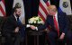 Trump y Bukele en una imagen de archivo