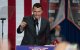 Charlie Kirk, en un mitin de Trump