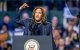 Kamala Harris, en un mitin