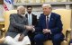 Modi y Trump en el Salón Oval/ Francis Chung