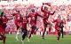 Los jugadores del Liverpool, celebrando el título