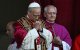 El recién elegido Papa León XIV, Robert Francis Prevost (C) gesticula mientras se dirige a la multitud desde el balcón principal de la logia central de la Basílica de San Pedro por primera vez, después de que los cardenales terminaran el cónclave, en El Vaticano, el 8 de mayo de 2025. Robert Francis Prevost fue elegido el jueves primer Papa estadounidense, anunció el Vaticano. Moderado, cercano al papa Francisco y misionero durante años en Perú, se convierte en el 267º pontífice de la Iglesia católica, tomando el nombre pontificio de León XIV.
*** Translated with www.DeepL.com/Translator (free version) ***