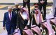 Donald Trump, a su llegada a Riad (Arabia Saudí)