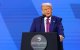 El presidente de EEUU, Donald Trump, habla durante el foro de inversión saudí-estadounidense