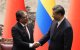 Gustavo Petro y Xi Jinping