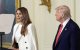 Melania y Donald Trump en la Casa Blanca (Archivo)