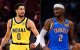 Tyrese Haliburton y Shai Gilgeous-Alexander