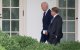 US President Joe Biden speaks with White House Physician Kevin O'Connor