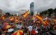 Protesta antigubernamental en Madrid, España