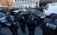 Agentes del NYPD, en una manifestación a favor de Palestina