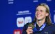 Katie Ledecky celebra su victoria en los 800 metros libres