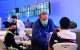 The Covid-19 vaccine is administered in the international arrivals section of Los Angeles International Airport