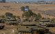 Israeli Merkava tanks are positioned in the upper Galilee in northern Israel near the border with Lebanon (Files)