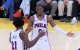 Tyrese Maxey y Joel Embiid, de los Philadelphia 76ers. Imagen de archivo
