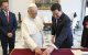 El Papa León XIV junto a Marco Rubio en el Vaticano