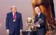 El presidente Donald Trump junto a Gianni Infantino, presidente de la FIFA.
