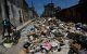 Basura amontonada en las calles de La Habana.