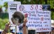 Protestas en Caracas por la crisis económica que azota al país.