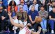 Karl-Anthony Towns #32 of the New York Knicks dunks during their  2026 NBA regular season game against the LA Clippers on Monday March 9, 2026 at Intuit Dome Arena in Inglewood, California. JAVIER ROJAS/PI