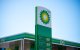 Gasolinera de Bp. Imagen de archivo