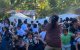 Deped Mahayahay Elementary School durante un terremoto de magnitud 7.8 en la localidad de Malita
