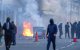Un edificio es incendiado en la zona de Sandy Row, en el centro de la ciudad de Belfast