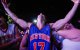 Los aficionados de los Knicks celebran en Central Park (Archivo)