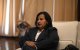 Dinorah Figuera durante la reunión de este jueves con Jorge Rodríguez.