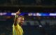 Neymar al final del partido contra Escocia