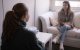 A female patient in a therapy session with her therapist (Files)