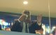 El presidente de la Asociación del Fútbol Argentino (AFA), Claudio «Chiqui» Tapia, hace un gesto antes de un partido amistoso de fútbol entre Argentina y Zambia en el estadio La Bombonera de Buenos Aires, el 31 de marzo de 2026.