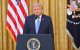 Donald Trump, se dirige a la nación desde el Salón Este de la Casa Blanca en Washington,
