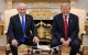 Benjamin Netanyahu y Donald Trump en el Despacho Oval
