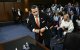 El fiscal general interino de Estados Unidos, Todd Blanche, se retira tras una audiencia del Comité Judicial del Senado sobre su nominación para el cargo de fiscal general, el 15 de julio de 2026.