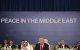 US President Donald Trump (C) delivers a speech during the Gaza Peace Summit in Sharm El-Sheikh