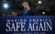 El presidente Donald Trump tras un discurso en Garden City, Nueva York, este 14 de agosto.
