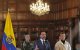 El presidente Abelardo De la Espriella dirigiéndose a los colombianos después del terremoto de esta semana.