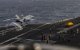 Un F18E Super Hornet despegando del USS Abraham Lincoln.
