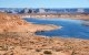 Imágenes de un bote en el lago Powell