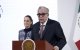 Rubén Muñoz Rocha en una imagen de archivo junto a la presidente Claudia Sheinbaum