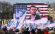 Imágenes de Charlie Kirk proyectadas en la Marcha por la Vida/ Martin Lelievre