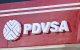 El logo de Petróleos de Venezuela Sociedad Anónima en una estación de servicio en Venezuela.